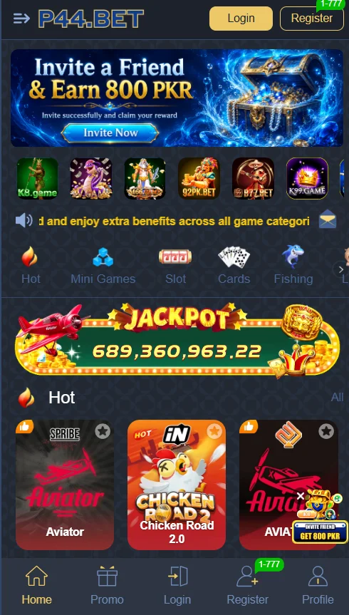 P44 Bet Game internal image