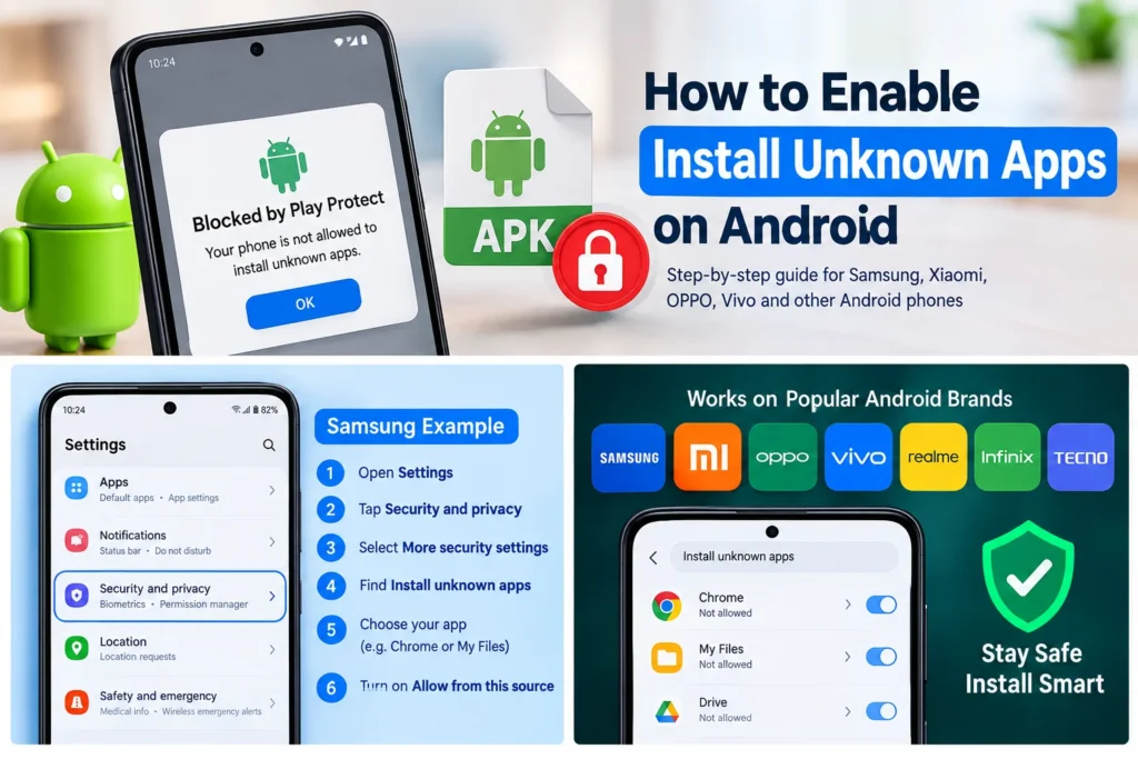 Install Unknown Apps on your Phone