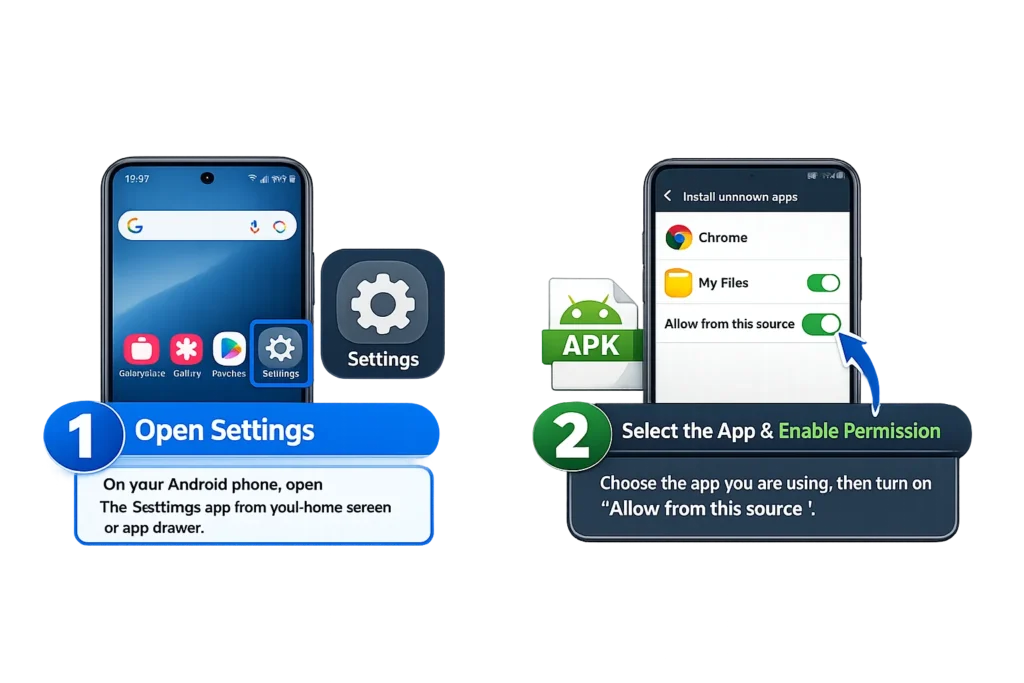 Install Unknown Apps on your Phone