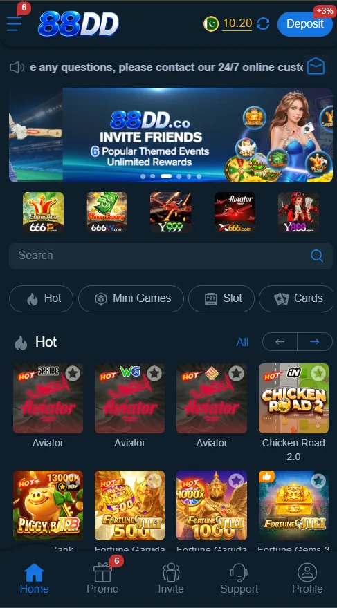 88DD Game Lobby image