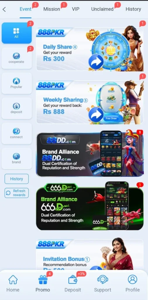 888 PKR Game Promotion Bonuses