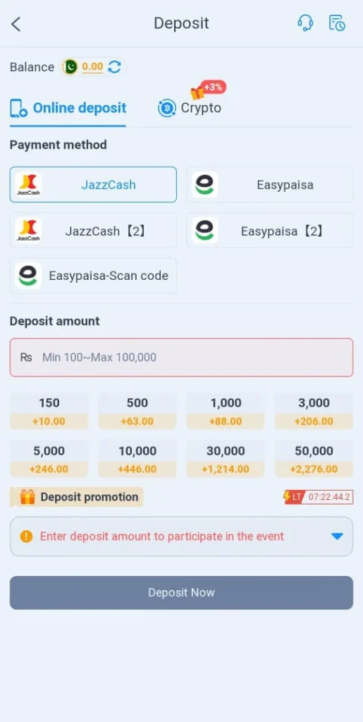 888 PKR Game Deposit and withdraw