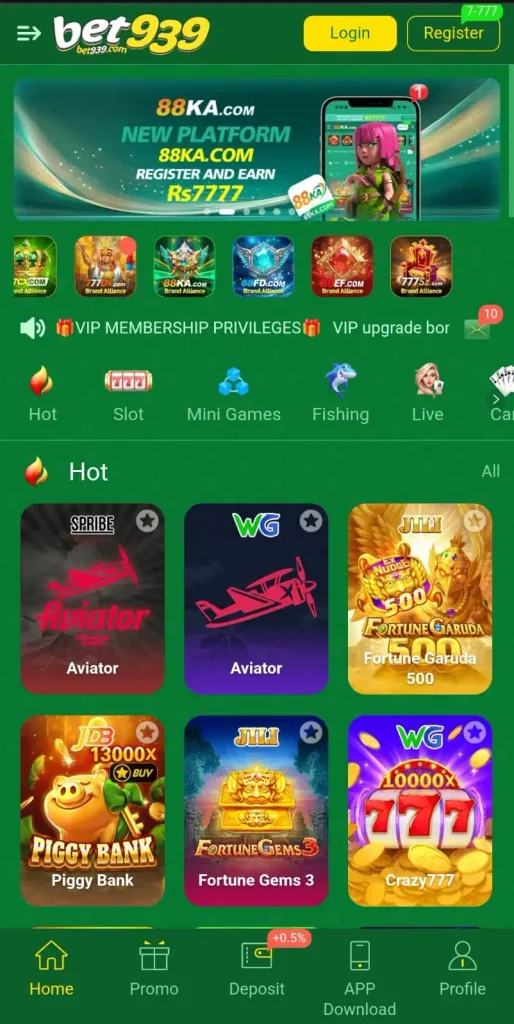 Bet939 Game home image